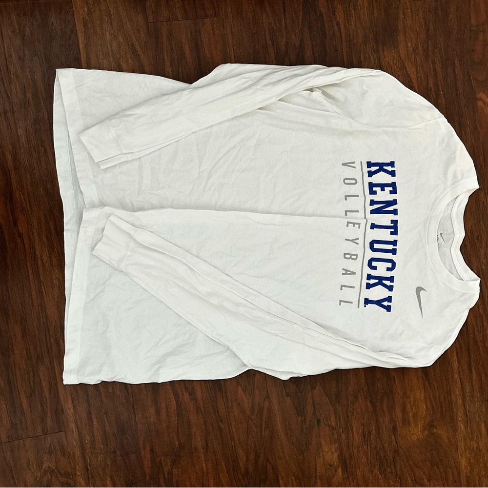 Nike White Long Sleeve Kentucky Tee